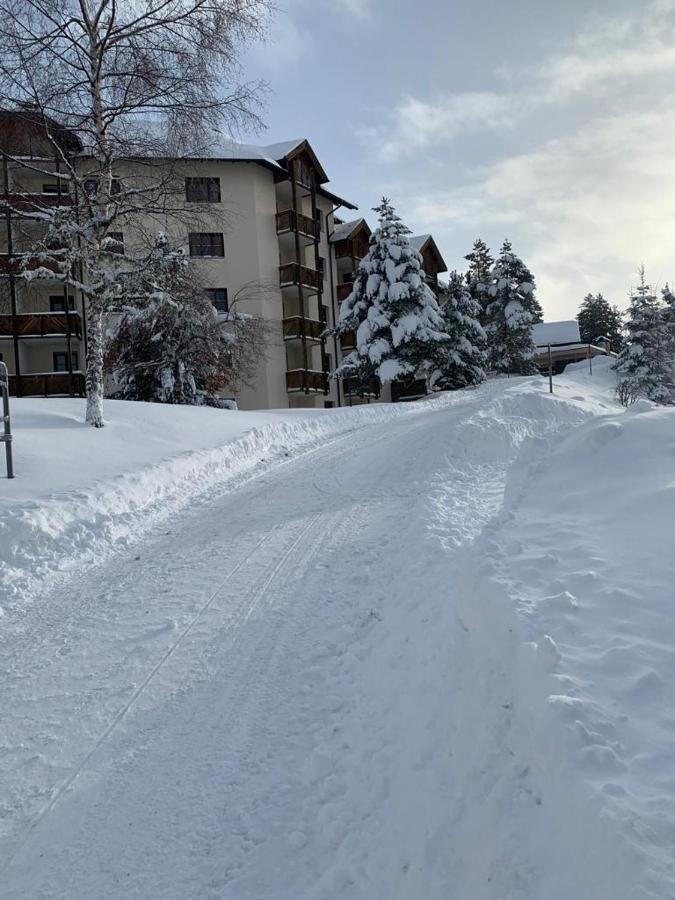 Hundefreundliche Bergwohnung Neben Der Skipiste - Mittelstation Skigebiet Gerlitzen Kanzelhohe Exterior photo